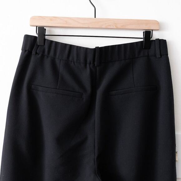 Abercrombie & Fitch Sloane Tailored Wide Leg Black Trousers Women's Size 31 Tall - Picture 7 of 8